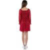 imageSpeechless Girls Long Sleeve Glitter Polka Dot Party DressRed