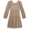 imageSpeechless Girls Long Sleeve Plisse Party DressGold