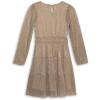 imageSpeechless Girls Long Sleeve Plisse Party DressGold