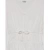 imageSpeechless Girls Long Sleeve Rib Knit Faux Wrap TopIvory