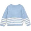 imageSpeechless Girls Long Sleeve Striped Knit SweaterPowder Blue