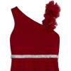 imageSpeechless Girls One Shoulder Skater Party DressRed