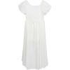 imageSpeechless Girls Puff Sleeve Maxi Walk Through Party DressWhite