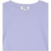 imageSpeechless Girls Rib Knit Flutter Sleeve TopPeriwinkle