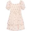 imageSpeechless Girls Short Sleeve Chiffon Dress with Layered HemBlush