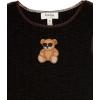 imageSpeechless Girls Short Sleeve Graphic TeeBlack