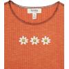 imageSpeechless Girls Short Sleeve Graphic TeeRust Orange