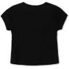 imageSpeechless Girls Short Sleeve Rib Knit TeeBlackButterfly