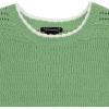 imageSpeechless Girls Short Sleeve Scalloped Edge Crochet TopSage