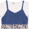 imageSpeechless Girls Short Sleeve Tee and Maxi DressIvoryBlue