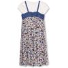 imageSpeechless Girls Short Sleeve Tee and Maxi DressIvoryBlue
