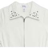 imageSpeechless Girls Short Sleeve Twill Zip Front DressIvory