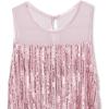 imageSpeechless Girls Sleeveless Fringe Sequin Party DressLight Pink