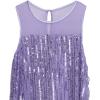 imageSpeechless Girls Sleeveless Fringe Sequin Party DressLilac