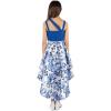 imageSpeechless Girls Sleeveless High Low Maxi Party DressBlueIvory