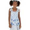 imageSpeechless Girls Sleeveless Maxi Chiffon Dress and SunglassesIvoryBlue