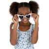imageSpeechless Girls Sleeveless Maxi Chiffon Dress and SunglassesIvoryBlue