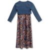 imageSpeechless Girls Sleeveless Midi Dress and Long Sleeve Stretch Denim ShrugNavyRust