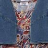 imageSpeechless Girls Sleeveless Midi Dress and Long Sleeve Stretch Denim ShrugNavyRust