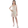 imageSpeechless Girls Sleeveless Sequin Party DressBeigeSilver