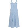 imageSpeechless Girls Sleeveless Smocked Maxi SundressBlueIvory
