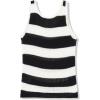 imageSpeechless Girls Sleeveless Stripe Sweater Knit TopBlackWhitePink