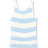 imageSpeechless Girls Sleeveless Stripe Sweater Knit TopIvoryBlue