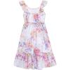 imageSpeechless Girls Sleeveless Tiered Midi Eyelet DressIvoryFloral