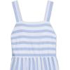 imageSpeechless Girls Striped Cotton Voile Maxi Dress with Smocked BackBlueWhite