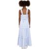 imageSpeechless Girls Striped Cotton Voile Maxi Dress with Smocked BackBlueWhite