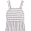 imageSpeechless Girls Striped Cotton Voile Maxi Dress with Smocked BackTanWhite