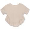 imageSpeechless Girls Waffle Knit Crochet TopTan