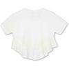 imageSpeechless Girls Waffle Knit Crochet TopWhite