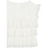 imageSpeechless Womens Sleeveless Crochet Tiered TopOffwhite