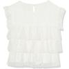 imageSpeechless Womens Sleeveless Crochet Tiered TopOffwhite