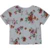 imageSpeechless girls Short Sleeve Cotton Rib Knit Tshirt and HairclipHeather GreyNew York