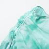 imageUhnice Girls 3 Pieces Swimsuit Tie Dye Bikini Set Bathing Suit with Cover Up Beach SkirtGreen