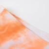 imageUhnice Girls 3 Pieces Swimsuit Tie Dye Bikini Set Bathing Suit with Cover Up Beach SkirtOrange