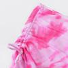 imageUhnice Girls 3 Pieces Swimsuit Tie Dye Bikini Set Bathing Suit with Cover Up Beach SkirtPink