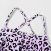 imageUhnice Girls TwoPiece Bikini Set Ruffle Bathing Suit Beach Tankini SwimsuitPink