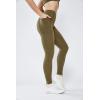 imageUhnice High Waist Yoga Pants Tummy Control Yoga Leggings with Pockets Workout Running Yoga Capris