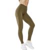 imageUhnice High Waist Yoga Pants Tummy Control Yoga Leggings with Pockets Workout Running Yoga Capris