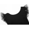 imageUhnice Toddler Girl Tie Back Tutu Casual Tulle DressBlack