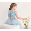 imageUhnice Toddler Girl Tie Back Tutu Casual Tulle DressBlue