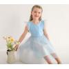 imageUhnice Toddler Girl Tie Back Tutu Casual Tulle DressBlue