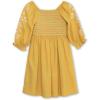imageSpeechless Girls 34 Sleeve Embroidered DressMustardIvory
