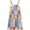 imageSpeechless Girls Cotton Multi Color Plaid Skater Knee Length DressBlueRed