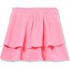 imageSpeechless Girls Cotton Smocked Waist Tiered Short SkirtHot Pink
