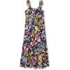 imageSpeechless Girls Flutter Sleeve Chiffon Maxi DressNavyFloral