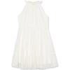 imageSpeechless Girls Halter Neck Fit and Flare Ruffled Party DressOffwhite